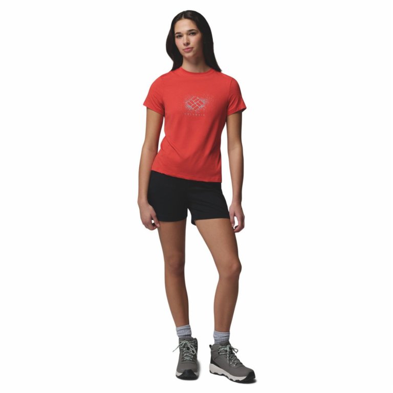 Футболка Columbia Parsons Point™ SS Graphic Tee W - червона