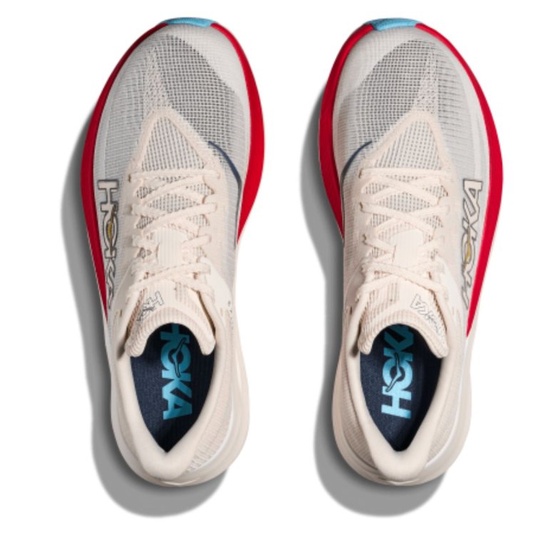 Кросівки Hoka Rocket X 3 - біло/червоні