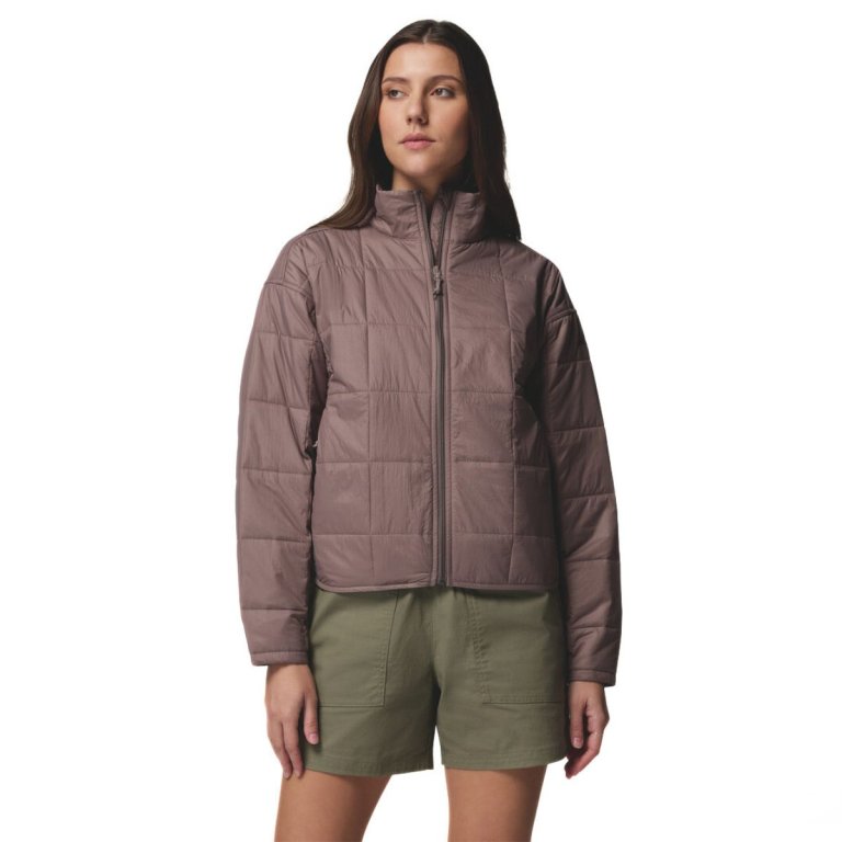 Bunda Columbia Sienna Hill™ Quilted Jacket W - hnědá