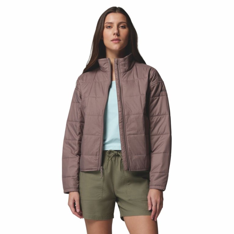 Bunda Columbia Sienna Hill™ Quilted Jacket W - hnědá
