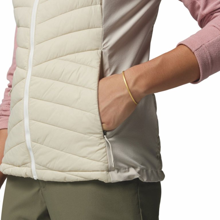 Жилет Columbia Powder Pass™ III Hybrid Vest W - біло/сірий