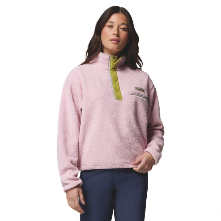 Кофта Columbia Helvetia™ II Cropped Half Snap Fleece W - рожева