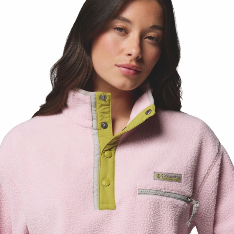 Кофта Columbia Helvetia™ II Cropped Half Snap Fleece W - рожева