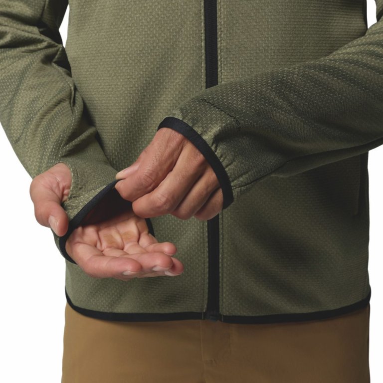 Кофта Columbia Triple Canyon™ Grid Fleece FZ II M - темно-зелено/чорна