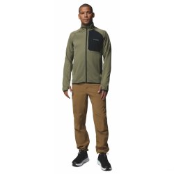 Кофта Columbia Triple Canyon™ Grid Fleece FZ II M - темно-зелено/чорна