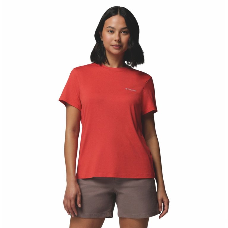 Футболка Columbia Parsons Point™ SS Logo Tee W - червона