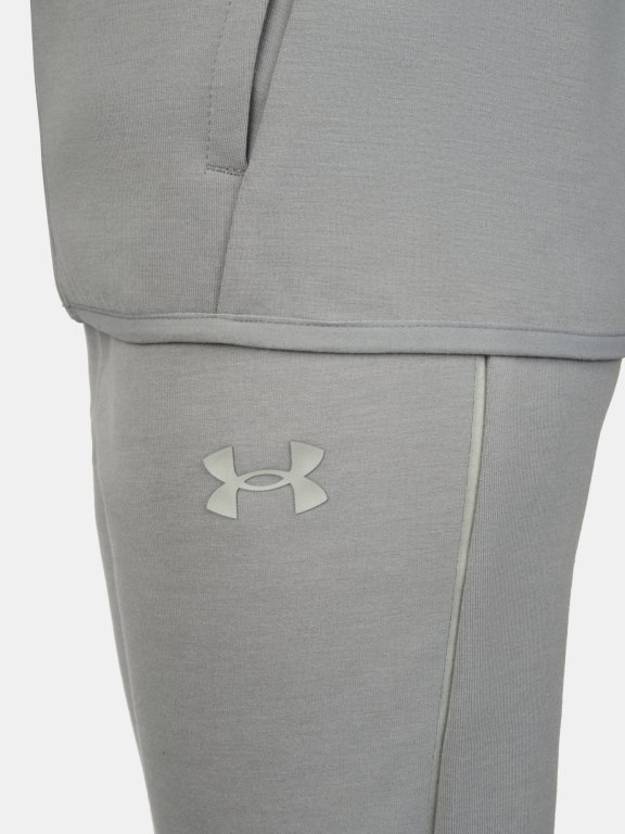 Костюм Under Armour Double Knit FZ Set Jr green/grey