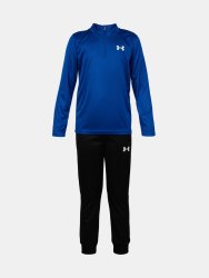Спортивний костюм Under Armour 1/4 Zip Tech Set Jr gray green