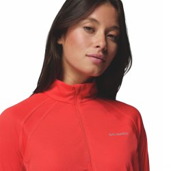 Футболка Columbia Stealth Spring™ LS Half Zip Tee W - червона