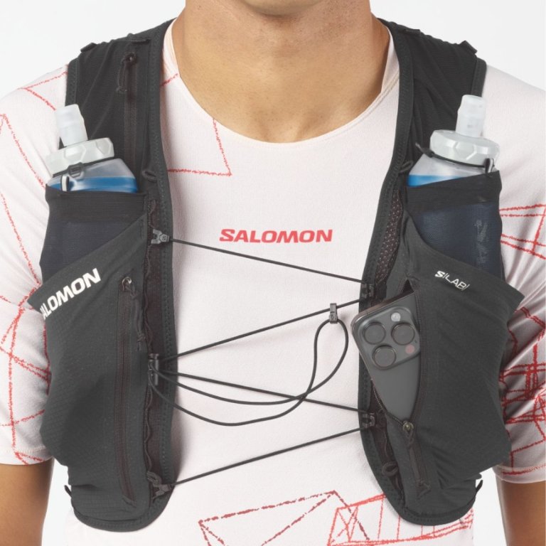 Біговий жилет Salomon S/LAB Sense 6 Set - чорний