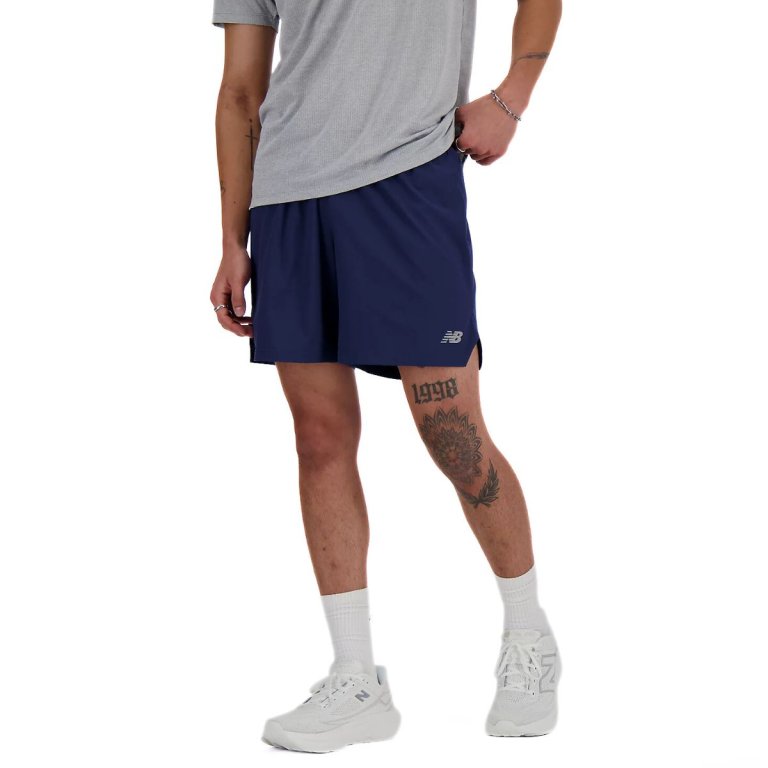 Шорти New Balance RC Short 7" M - сині