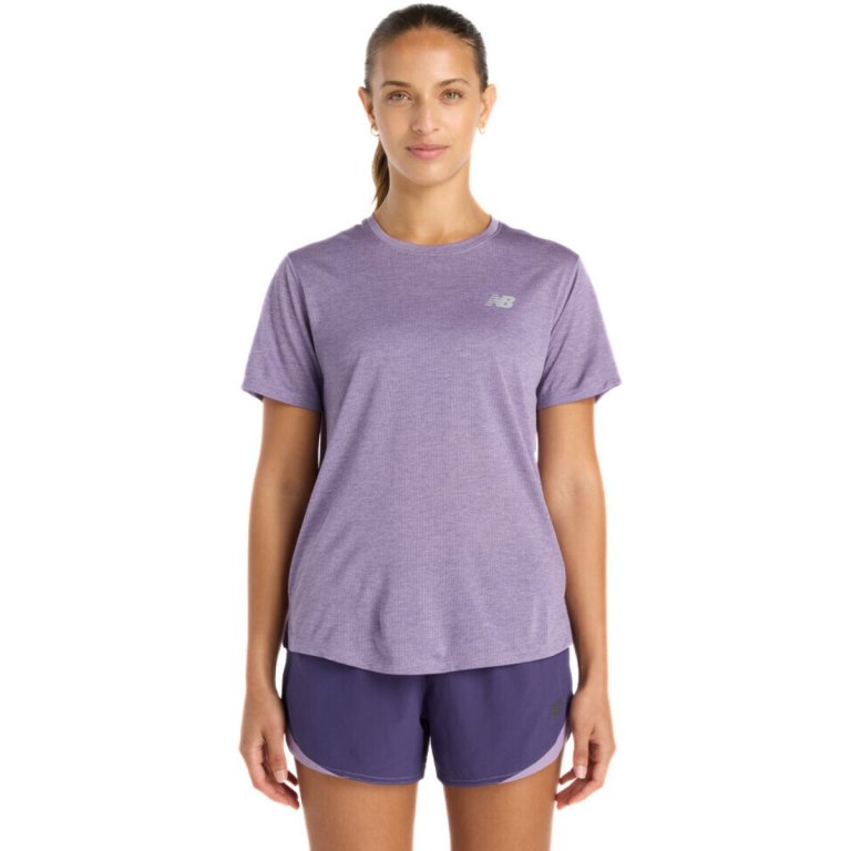 Футболка New Balance W - фіолетова