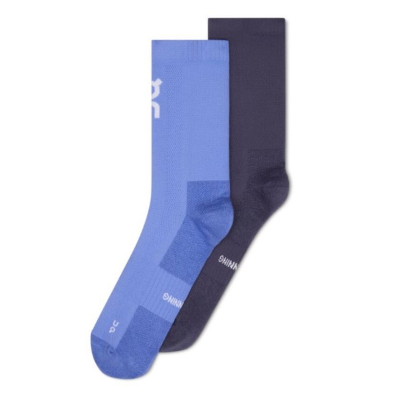 Шкарпетки On Core Run Sock High 2P - синьо/сірі