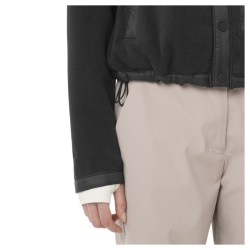Sveter Salomon Chroma Fleece Cardigan W - čierna