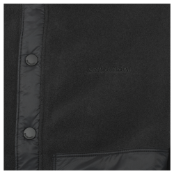 Sveter Salomon Chroma Fleece Cardigan W - čierna