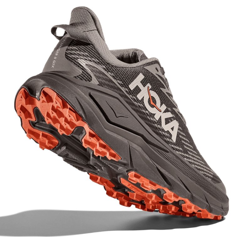 Кросівки Hoka Challenger 8 GTX W - сіро/помаранчеві