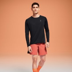 Футболка On Performance Long-T M - чорно/сіра