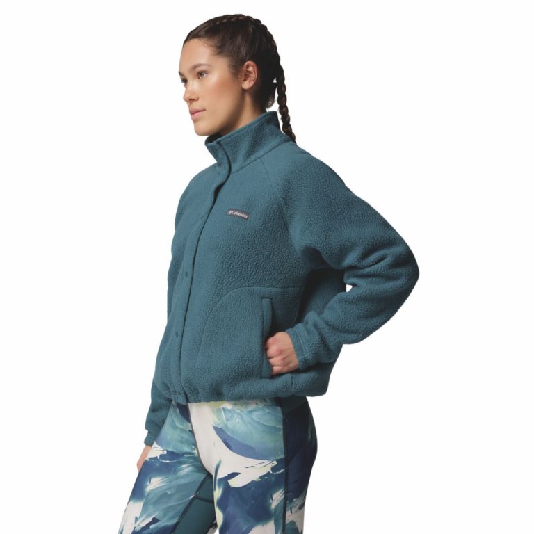 Куртка Columbia Jasper Ridge™ Pebled Fleece Full Snap W Jacket - синя