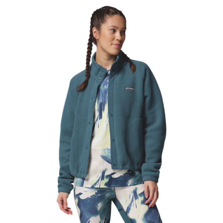 Куртка Columbia Jasper Ridge™ Pebled Fleece Full Snap W Jacket - синя