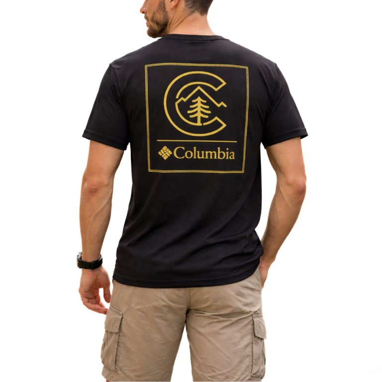 Футболка Columbia CSC™ Logo Back Tee M - чорна