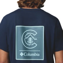 Футболка Columbia CSC™ Logo Back Tee M - темно-синя