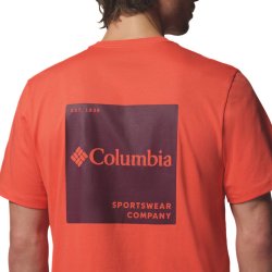 Футболка Columbia CSC™ Logo Back Tee M - помаранчева