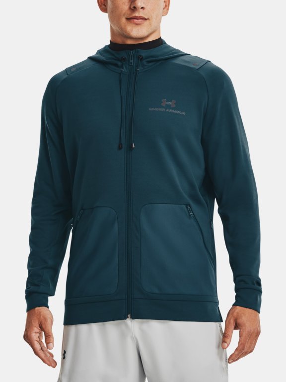 Кофта Under Armour Rush All Purpose FZ HD Man синя