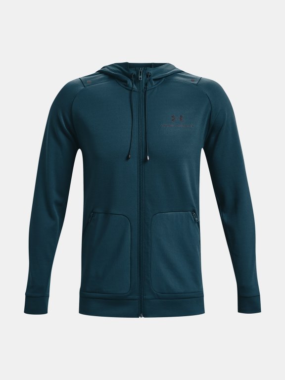 Кофта Under Armour Rush All Purpose FZ HD Man синя