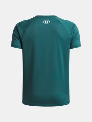 Футболка Under Armour Tech Split Wordmark SS Jr gray green