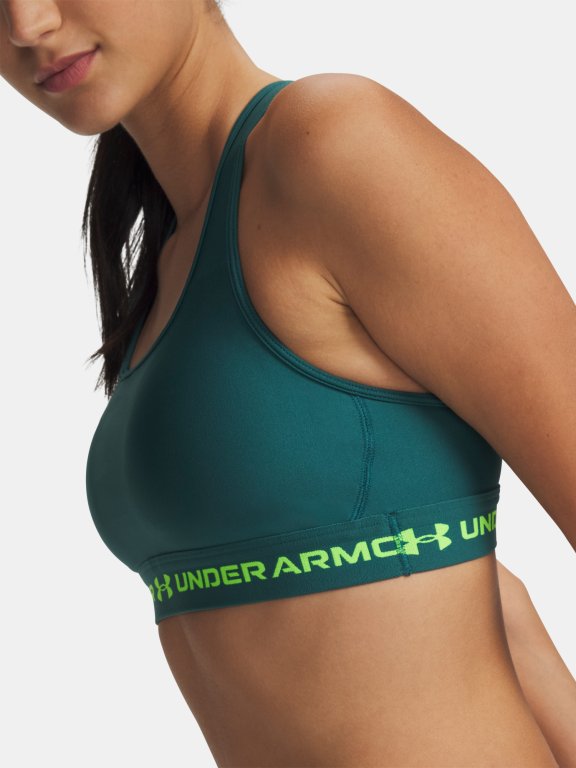 Бюстгальтер Under Armour Crossback Mid Wmn gray green