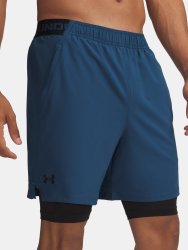Шорти Under Armour Vanish Woven 2в1 Sts Man сині
