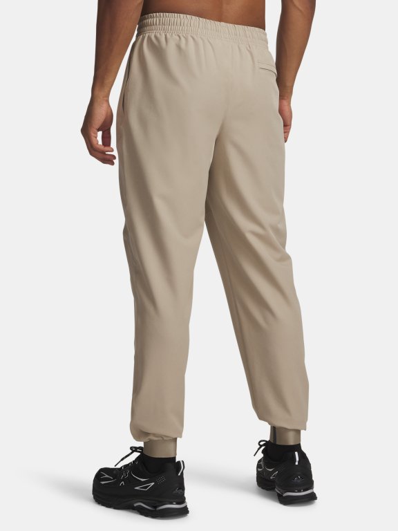 Tepláky Under Armour Unstoppable Woven Jogger Man Brown