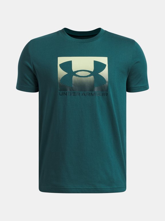 Футболка Under Armour Boxed Sports Update SS Jr gray green