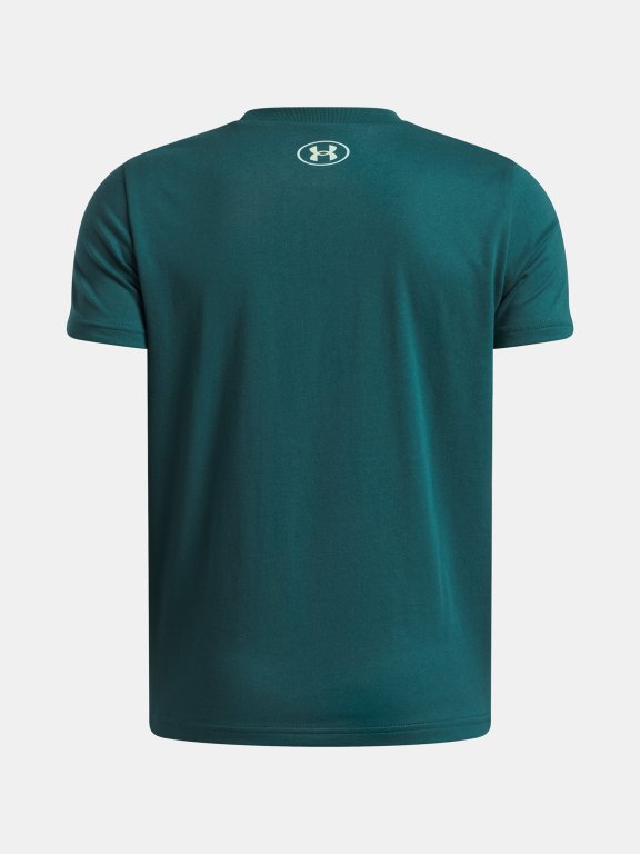 Футболка Under Armour Boxed Sports Update SS Jr gray green
