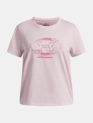 Футболка Under Armour Star Logo Lockertag SS Jr Pink