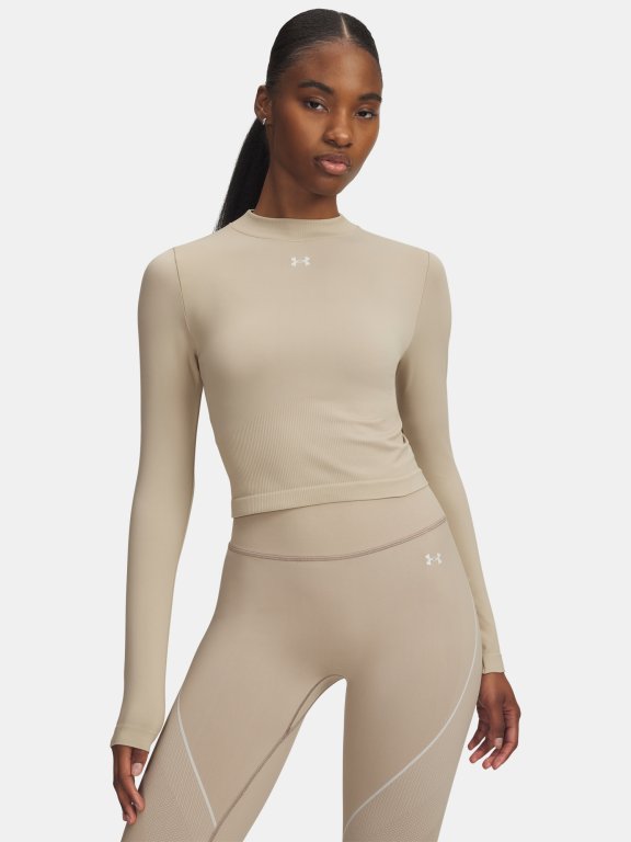 Футболка Under Armour Vanish Seamless LS Wmn Brown