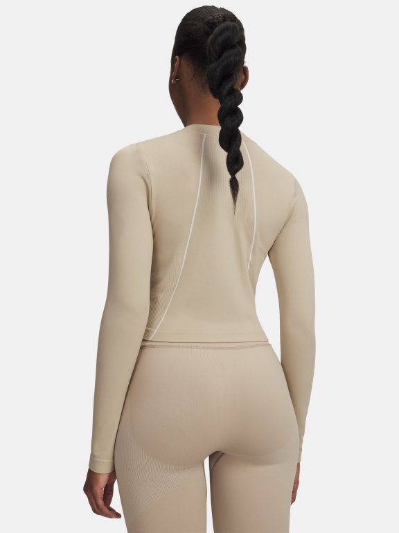 Футболка Under Armour Vanish Seamless LS Wmn Brown