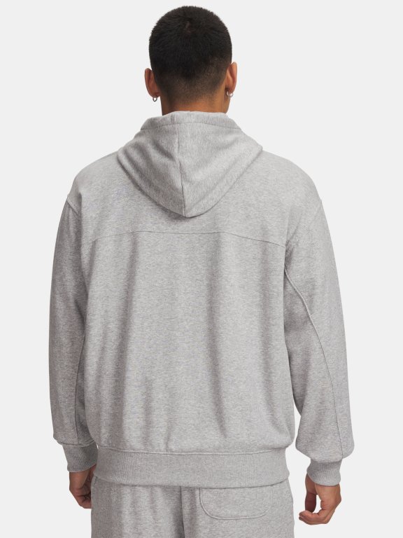 Світшот Under Armour Rival LW FZ Чоловічий зелено-сірий