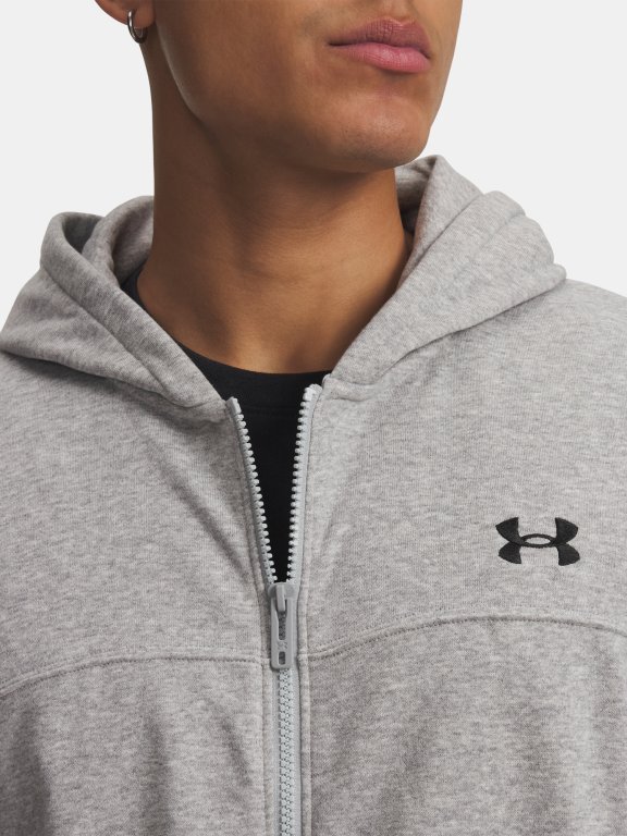 Світшот Under Armour Rival LW FZ Чоловічий зелено-сірий