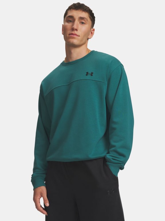 Кофта Under Armour Rival LW Crew Man gray green