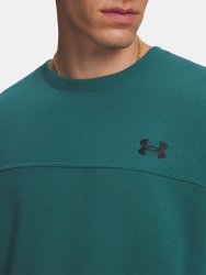 Кофта Under Armour Rival LW Crew Man gray green