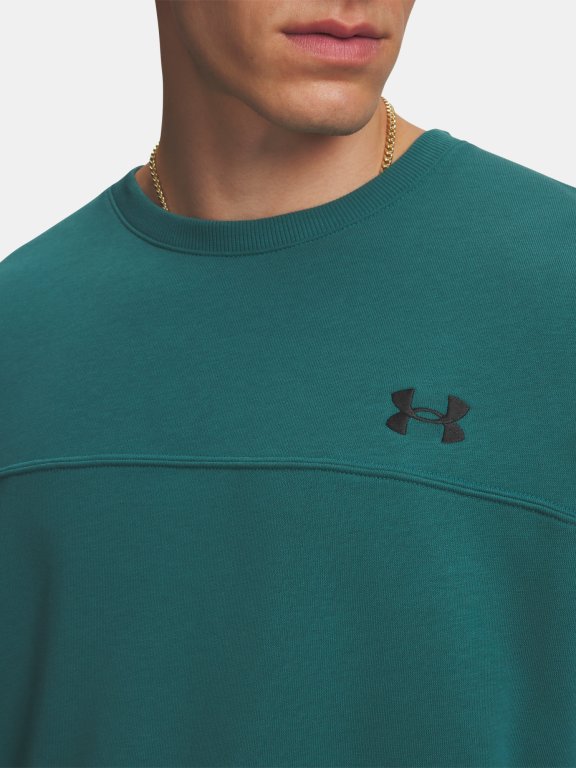 Кофта Under Armour Rival LW Crew Man gray green