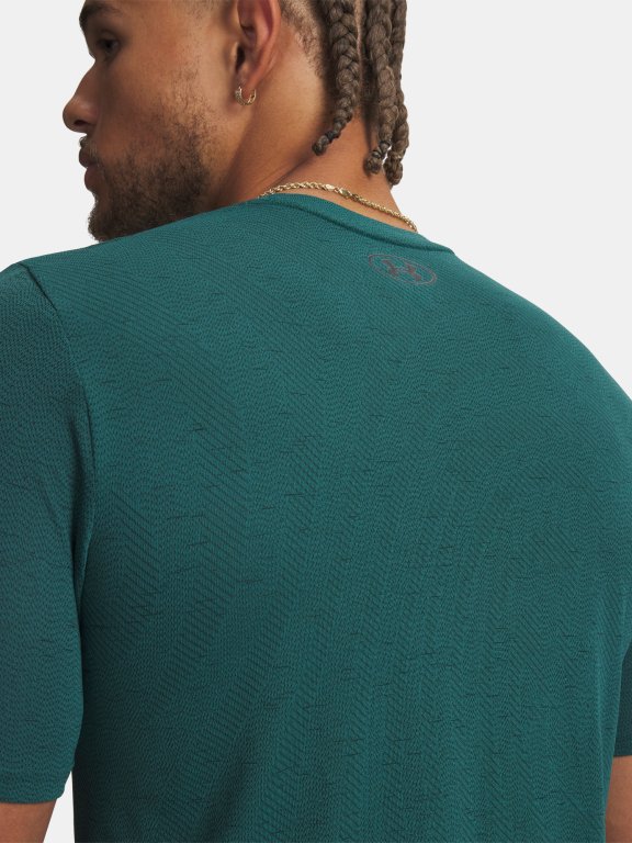 Футболка Under Armour Vanish безшовна новинка SS Чоловіча gray green
