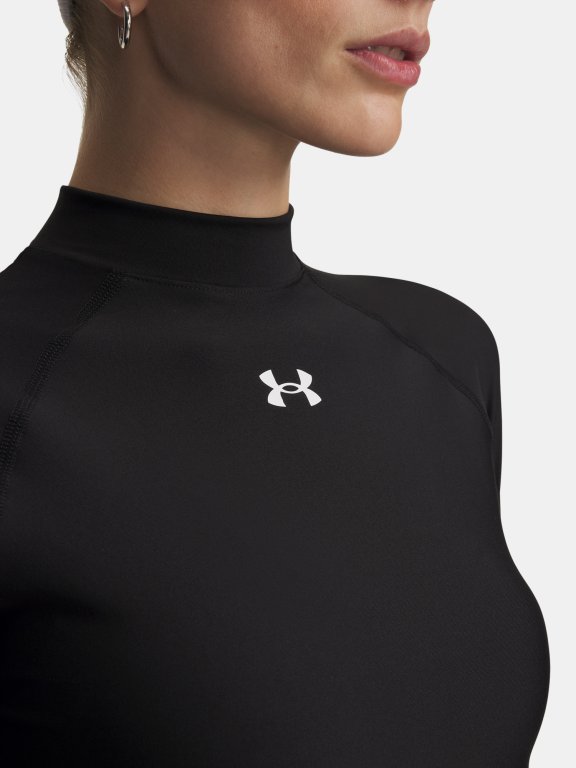 Футболка Under Armour HeatGear Crop Mock LS Wmn black