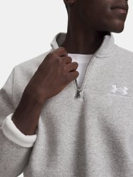Світшот Under Armour Icon Fleece 1/4 Zip зелено-сірий