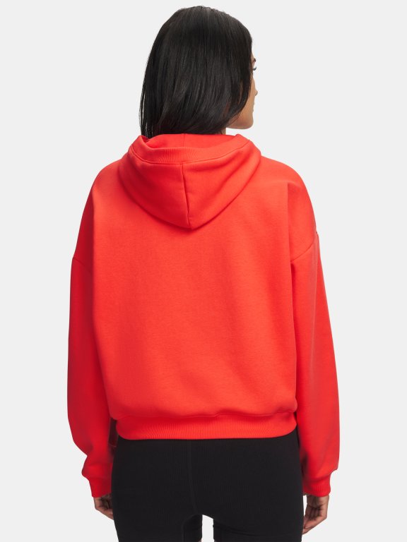 Толстовка Under Armour Icon Fleece HZ Hoodie Wmn Red