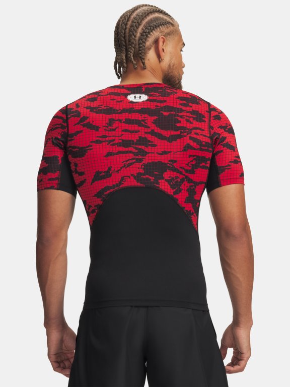 Футболка Under Armour HG Printed SS Man black