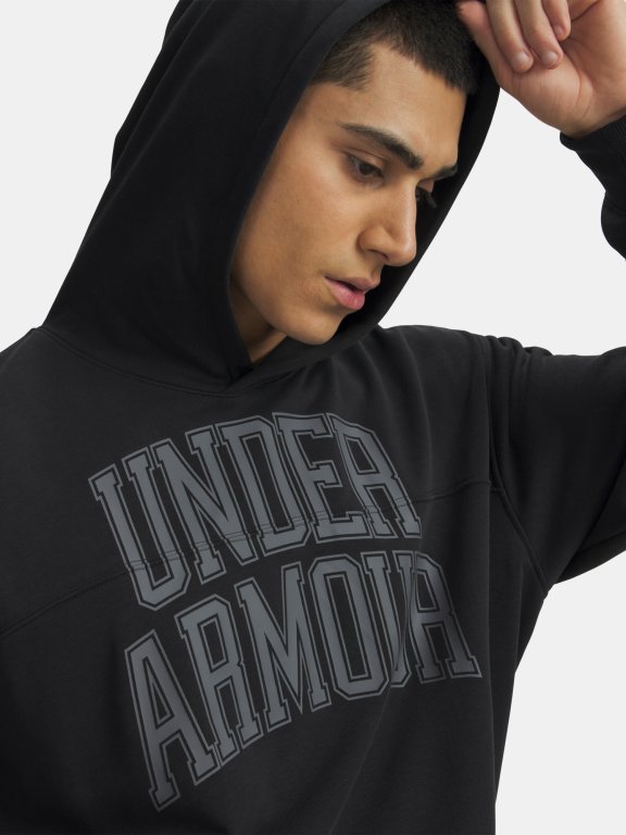 Худі Under Armour Rival LW Graphic Чоловіче black з капюшоном