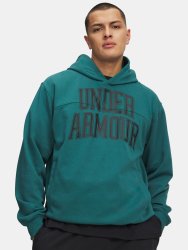 Худі Under Armour Rival LW Graphic Чоловіче gray green з капюшоном