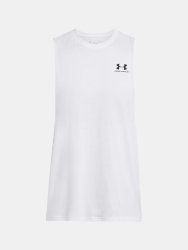 Майка Under Armour Left Chest Cut Off Tank Man white
